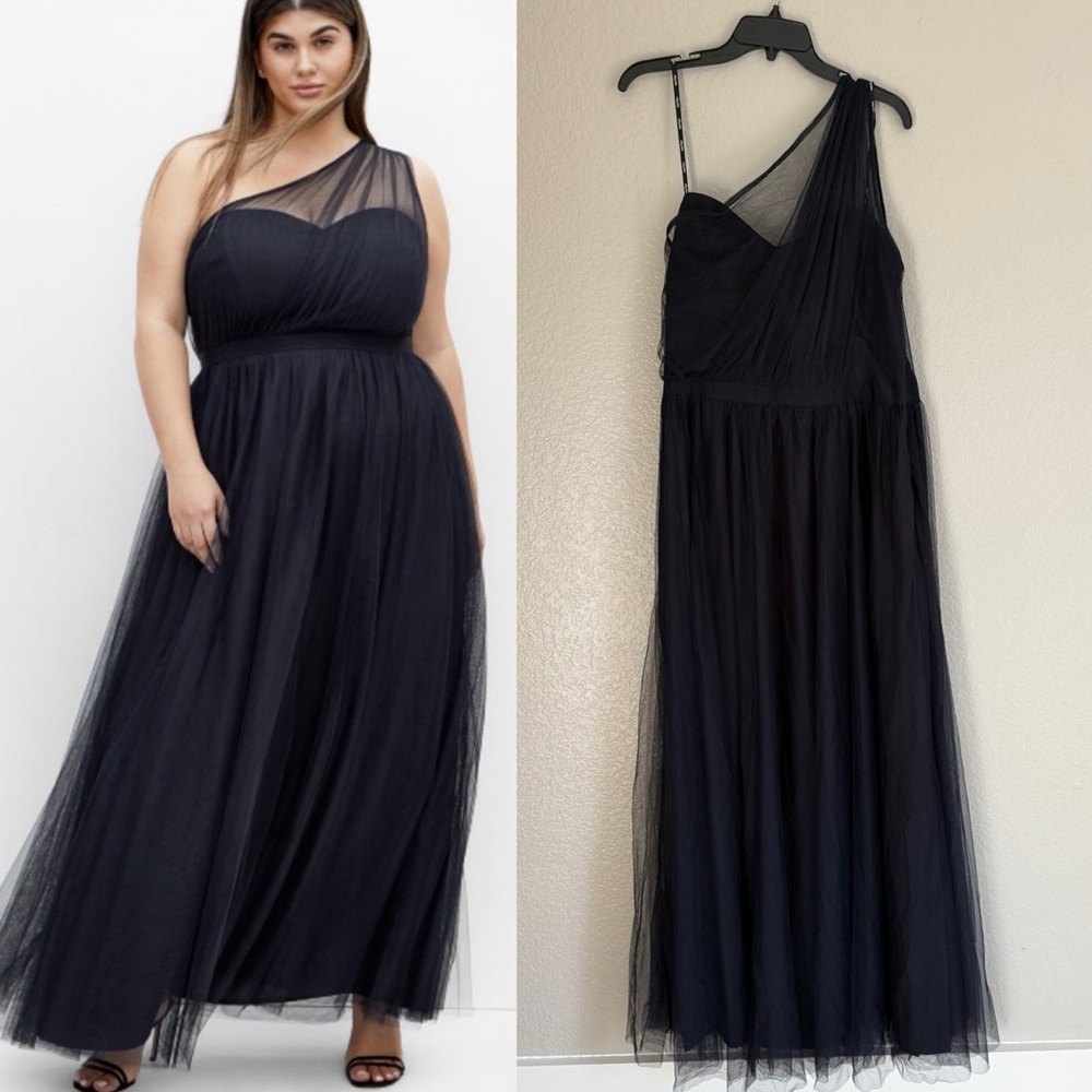 NWT City Chic Plus 16 Daniela Maxi Dress navy